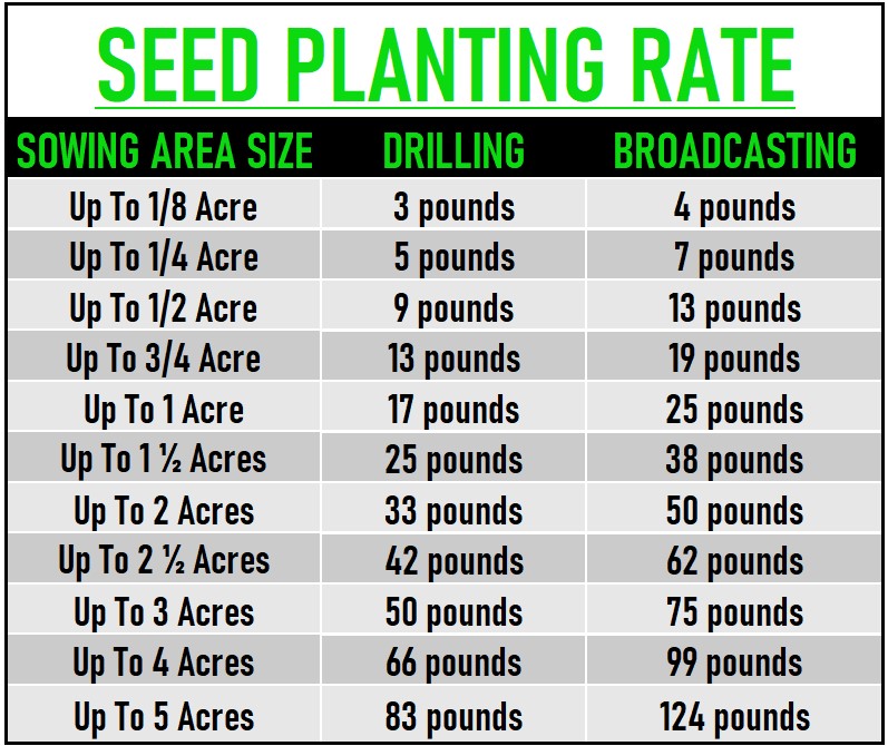 Seed Planting Rate