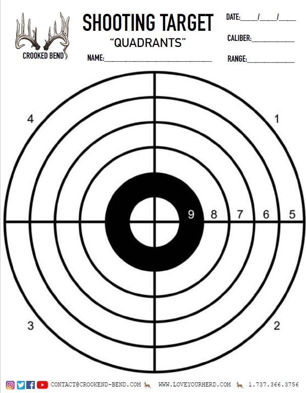 free printable shooting targets crooked bend