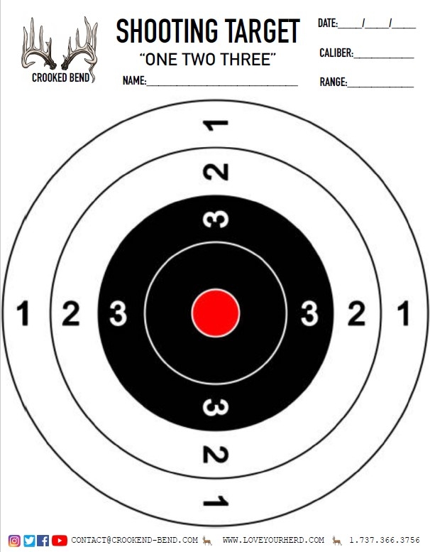 free printable shooting targets crooked bend